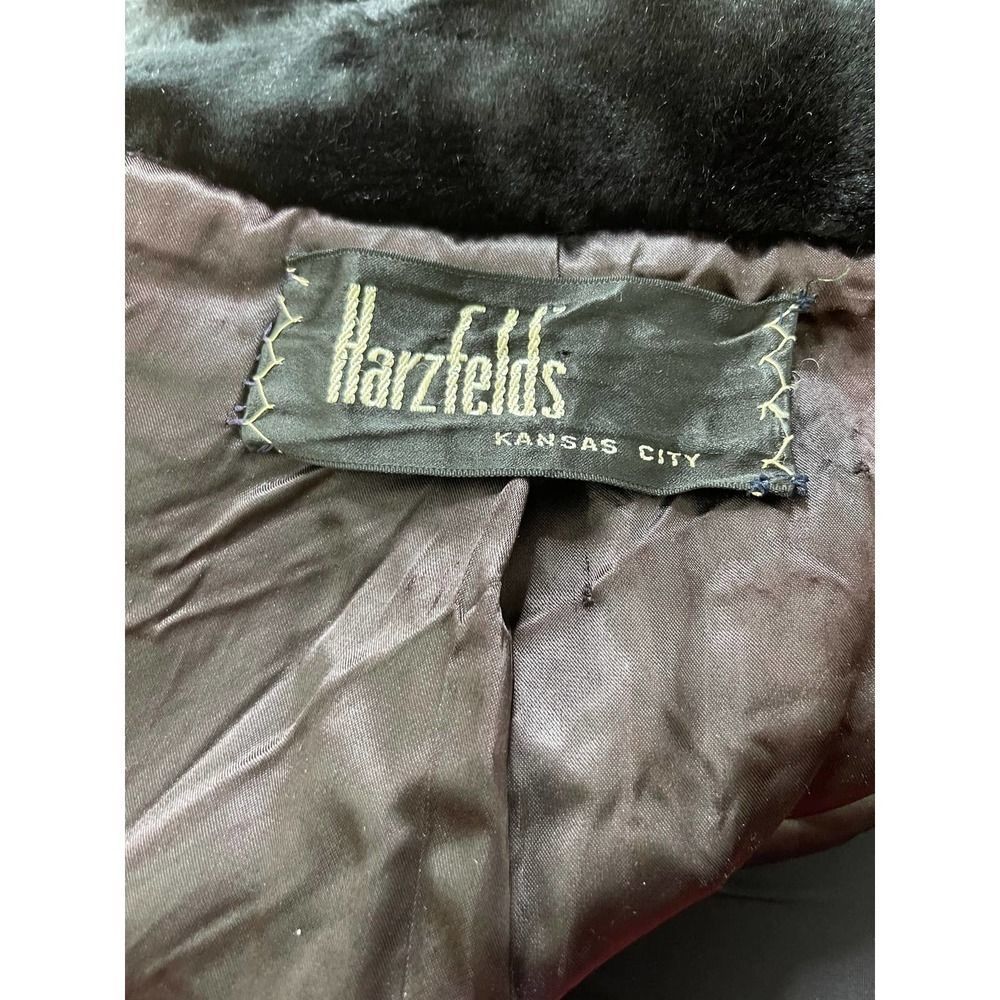 1960s Vintage Borgazia Faux Fur Double Breasted Coat - Picture 6 of 8
